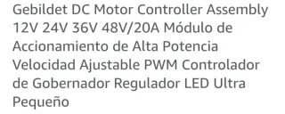 Controlador de Velocidad DC con Potenciómetro