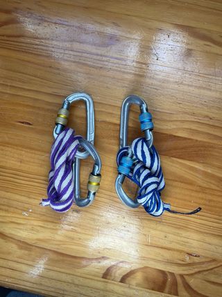 Dos reuniones de escalada