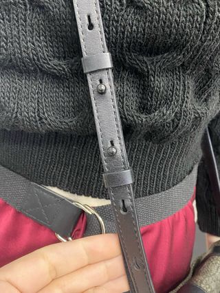 Borsetta tracolla pelle rag & bone nera/grigia