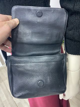 Borsetta tracolla pelle rag & bone nera/grigia