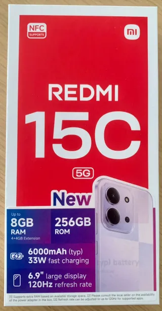 Xiaomi Redmi 15C 256GB Nuevo