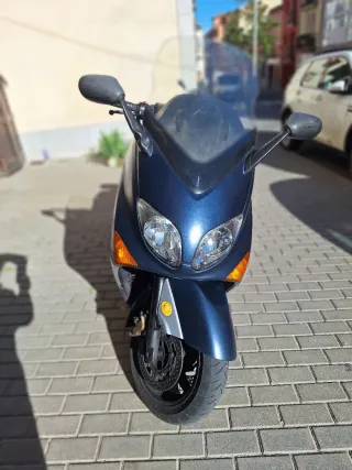 Yamaha T-max 500 Maxi Scooter Azul/Plata