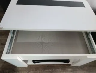 Mesa centro elevable con hueco almacenaje. 90x50