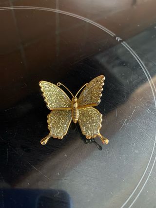 Spilla farfalla primaverile laccata