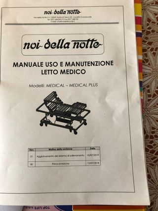 Letto medicale per anziani/disabil con meccanismo