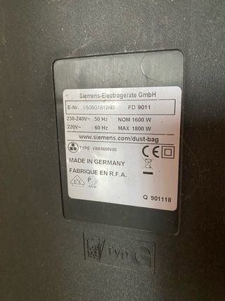 Aspiradora Siemens Synchropower Parquet 1800W