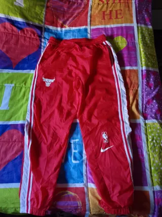 Pantalón Chándal Chicago Bulls Nike Rojo