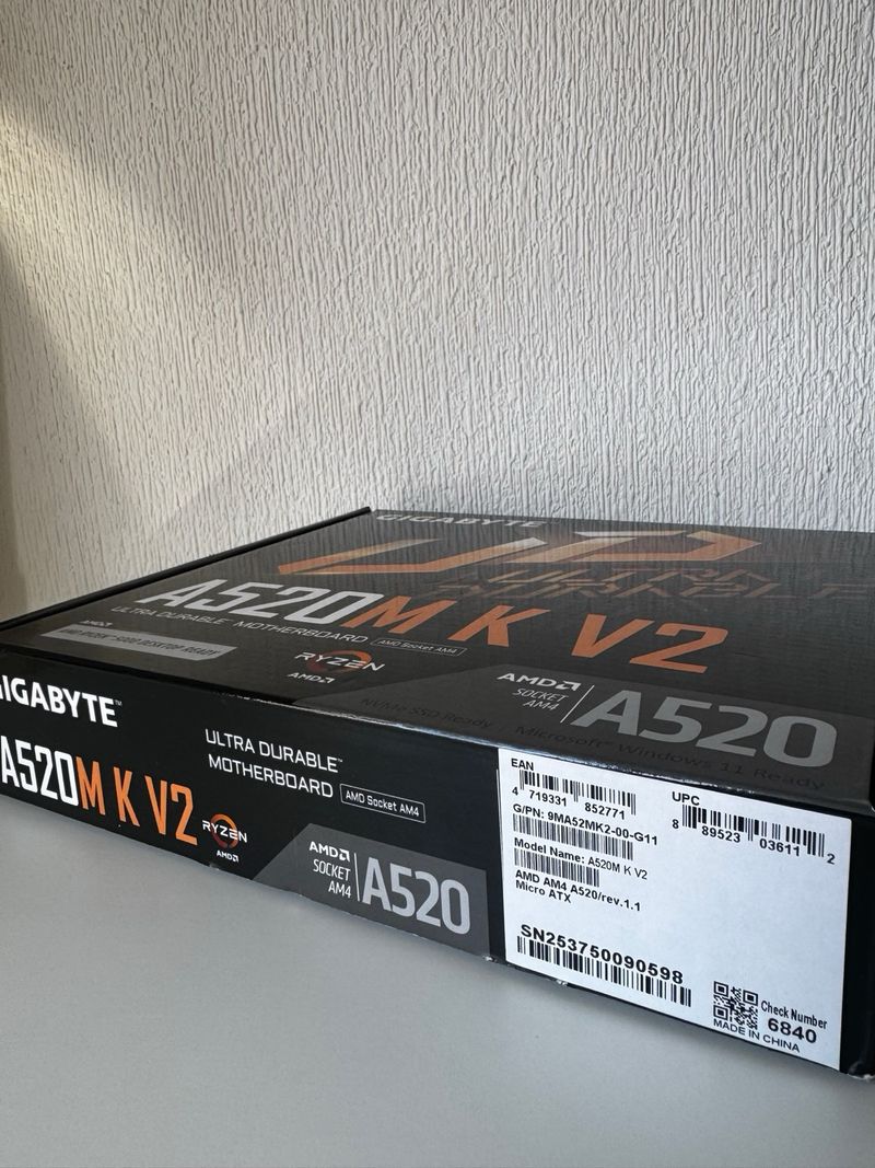 Gigabyte A520M K V2 Placa Base afbeelding 2