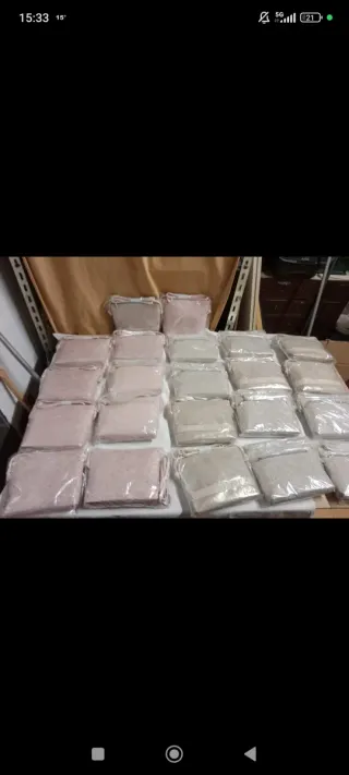 Lote 33 bandoleras piel/Cierre de fábrica