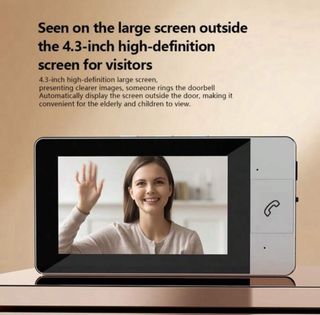 Videocitofono Wireless 1080P Schermo 4,3