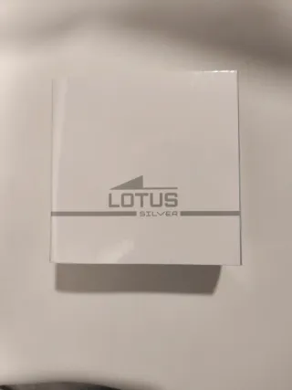 Pulsera Lotus Plata y Blanca