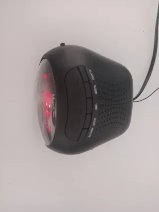 Radio Reloj Despertador Maxell Negro