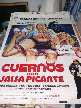 Cartel Película Monica, Una Cachonda Insaciable