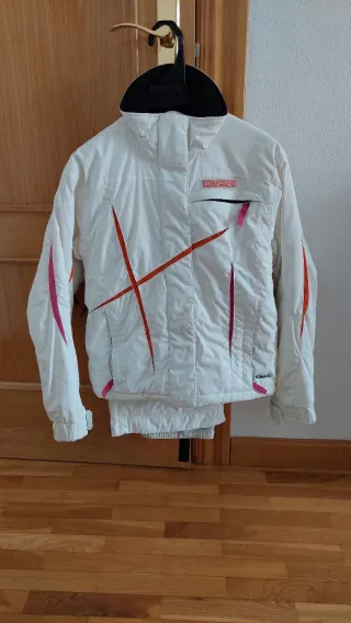 Traje de esquí mujer Spyder blanco