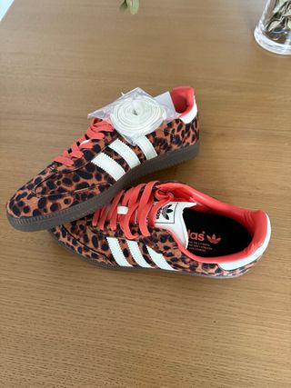 Adidas Samba OG Leopardo Rojo Talla 39