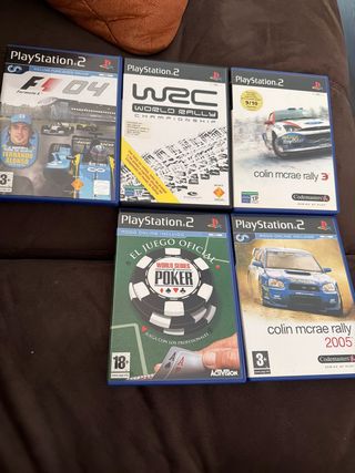 Lote 5 Juegos PS2