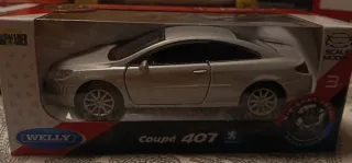 Coche Welly Peugeot Coupé 407 Plata