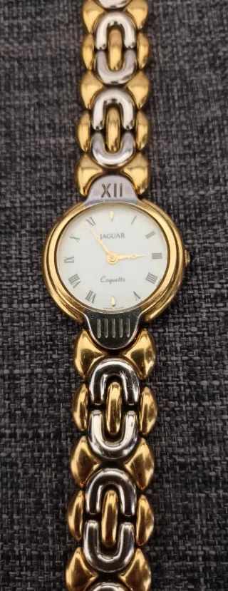Reloj Jaguar Coquette Mujer Oro y Plata