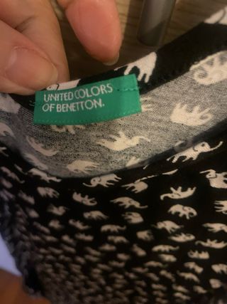 Abito estivo Benetton fantasia elefanti