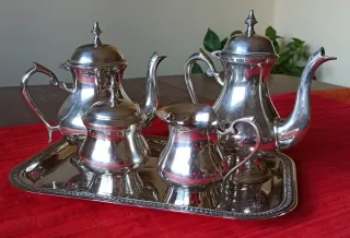 Juego té y café plateado EPNS