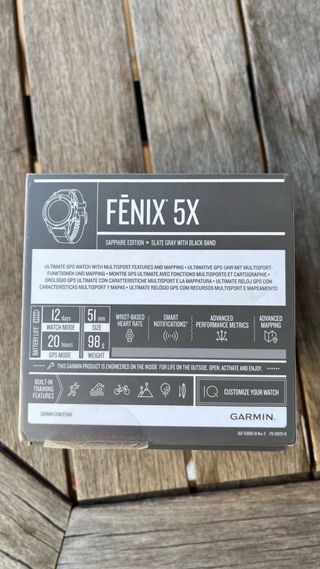 Garmin Fenix 5X Reloj Multifunciones Negro