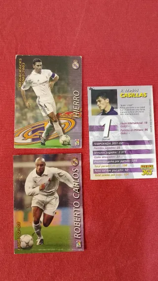 Lote 18 Cromos Panini Liga 02/03 R. Madrid