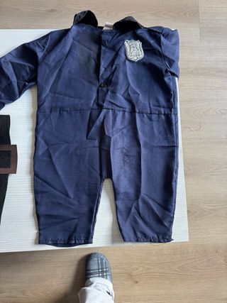 Disfraz Policía Bebé 7-12 Meses