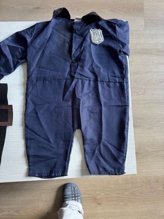 Disfraz Policía Bebé 7-12 Meses