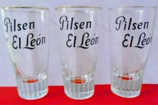 Bicchieri da birra Pilsen El León in cristallo