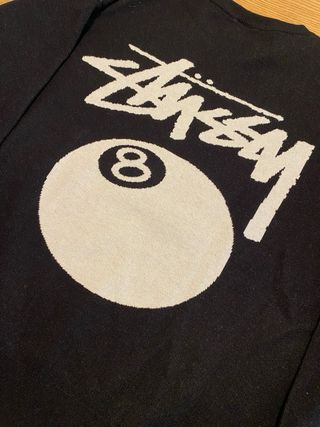 Jersey Stussy Negro 8 Ball