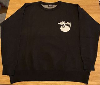 Jersey Stussy Negro 8 Ball