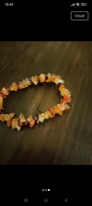 Bracciale ambra vintage