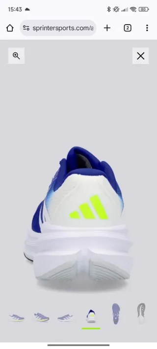 Zapatillas Adidas Questar Running Azul/Blanco