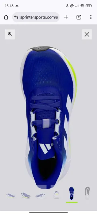 Zapatillas Adidas Questar Running Azul/Blanco