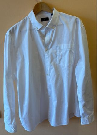 Camisa Oxford Blanca Talla XXXL
