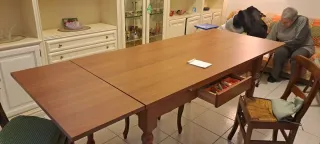 Tavolo allungabile noce