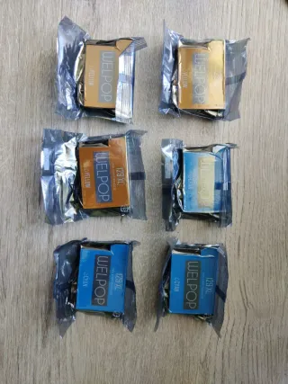 Cartuchos Tinta WELPOP 129XL Amarillo y Cian.