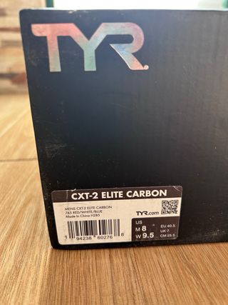 Zapatillas TYR CXT2 Carbon Elite Talla 41.5