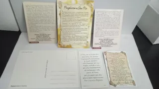 Lotto Santini e Cartoline Vintage S. Padre Pio