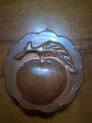 3 Stampi in Rame a tema frutta