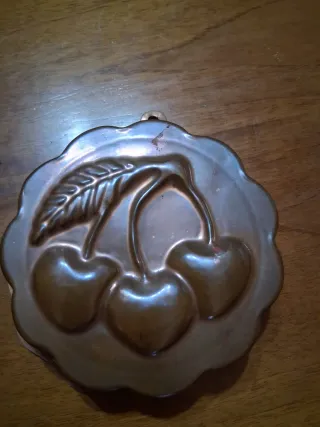 3 Stampi in Rame a tema frutta