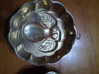 3 Stampi in Rame a tema frutta