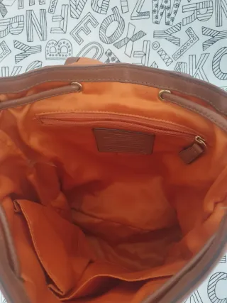 Mochila Coach Piel Marrón