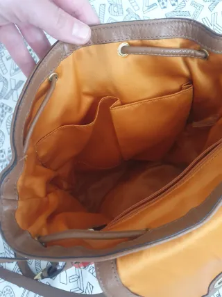 Mochila Coach Piel Marrón