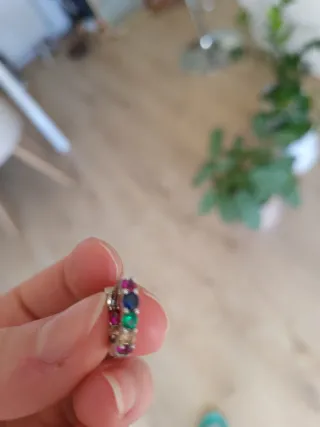 Pendientes Plata Luxenter Multicolor