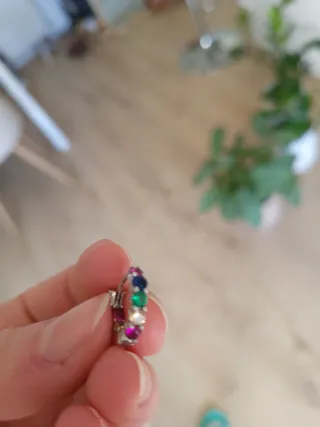 Pendientes Plata Luxenter Multicolor