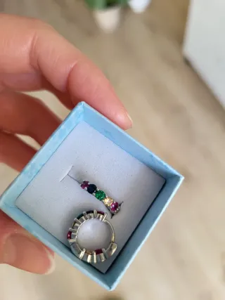 Pendientes Plata Luxenter Multicolor