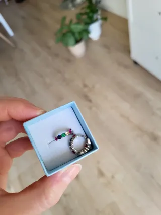 Pendientes Plata Luxenter Multicolor