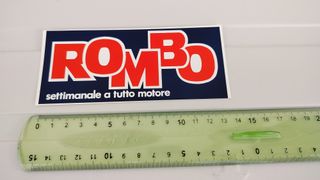 Adesivo Rombo settimanale a tutto motore