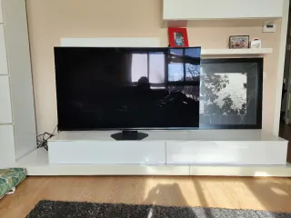 Muebles de salón blancos